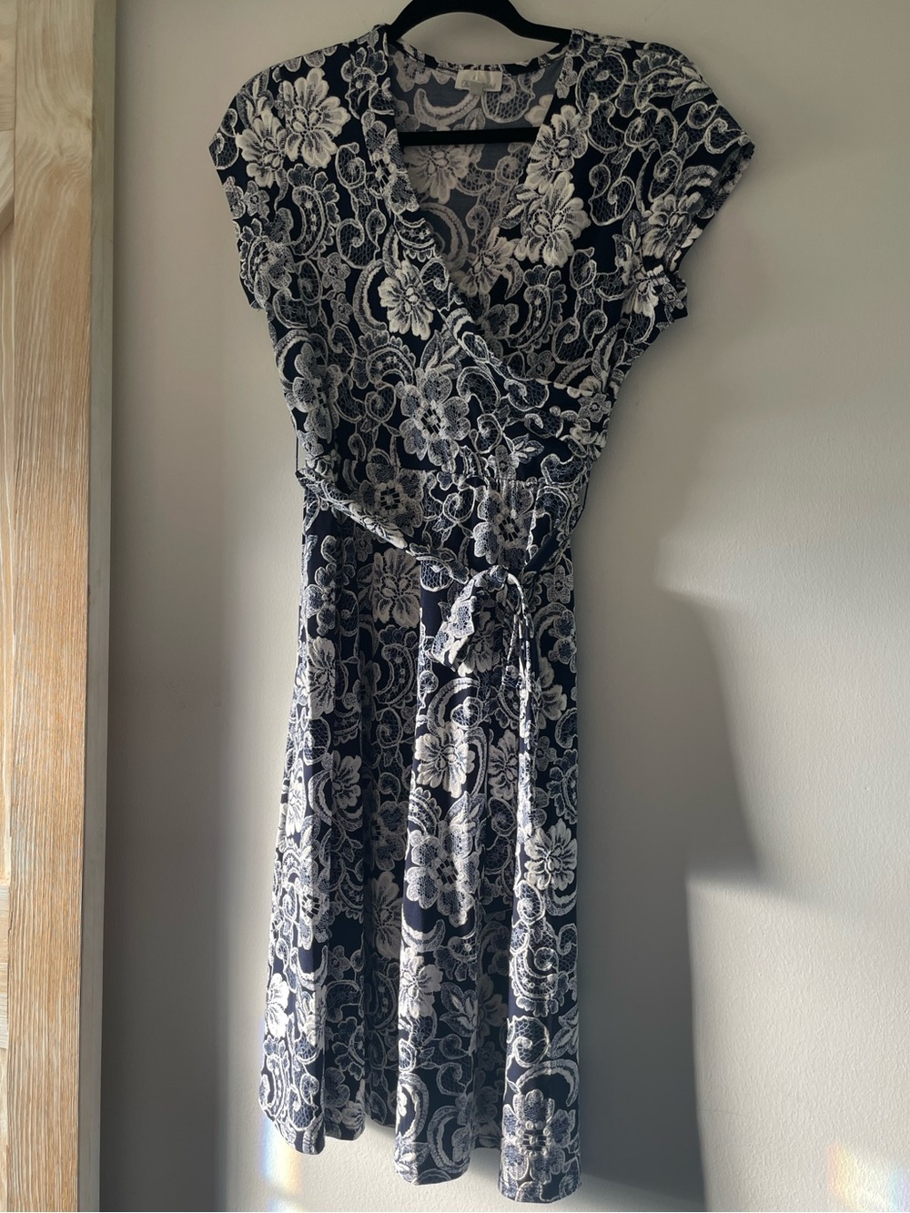 Floral Dress with Tie Waist